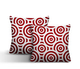 Rounda Geometric Reversible Indoor/Outdoor Square Pillow
