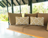 Rounda No Decorative Addition Outdoor Reversible Throw Rectangular Pillow