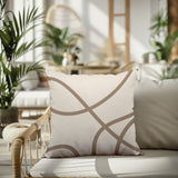Roya Abstract Square Indoor/Outdoor Throw Pillow