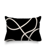 Roya Abstract Reversible Indoor/Outdoor Rectangular Pillow