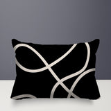 Roya Abstract Reversible Indoor/Outdoor Rectangular Pillow