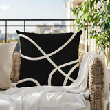 Roya Abstract Square Indoor/Outdoor Throw Pillow