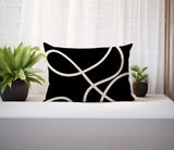 Roya Abstract Reversible Indoor/Outdoor Rectangular Pillow
