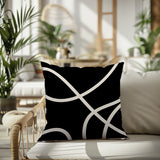 Roya Abstract Square Indoor/Outdoor Throw Pillow