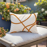Roya Abstract Reversible Indoor/Outdoor Rectangular Pillow