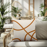 Roya Abstract Square Indoor/Outdoor Throw Pillow