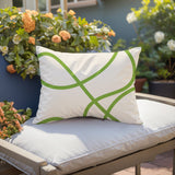 Roya Abstract Reversible Indoor/Outdoor Rectangular Pillow
