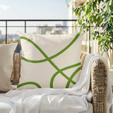 Roya Abstract Square Indoor/Outdoor Throw Pillow