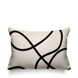 Roya Abstract Reversible Indoor/Outdoor Rectangular Pillow