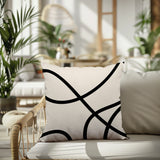 Roya Abstract Square Indoor/Outdoor Throw Pillow