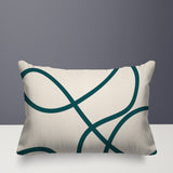 Roya Abstract Reversible Indoor/Outdoor Rectangular Pillow