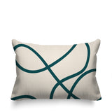 Roya Abstract Reversible Indoor/Outdoor Rectangular Pillow