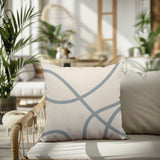 Roya Abstract Square Indoor/Outdoor Throw Pillow