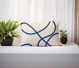 Roya Abstract Reversible Indoor/Outdoor Rectangular Pillow