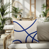 Roya Abstract Square Indoor/Outdoor Throw Pillow