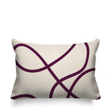 Roya Abstract Reversible Indoor/Outdoor Rectangular Pillow
