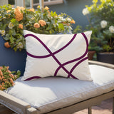 Roya Abstract Reversible Indoor/Outdoor Rectangular Pillow