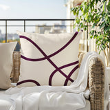 Roya Abstract Square Indoor/Outdoor Throw Pillow
