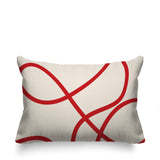 Roya Abstract Reversible Indoor/Outdoor Rectangular Pillow