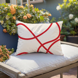 Roya Abstract Reversible Indoor/Outdoor Rectangular Pillow