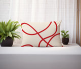 Roya Abstract Reversible Indoor/Outdoor Rectangular Pillow