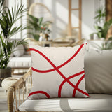 Roya Abstract Square Indoor/Outdoor Throw Pillow