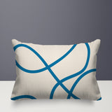 Roya Abstract Reversible Indoor/Outdoor Rectangular Pillow