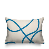 Roya Abstract Reversible Indoor/Outdoor Rectangular Pillow