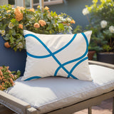 Roya Abstract Reversible Indoor/Outdoor Rectangular Pillow