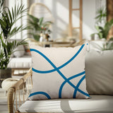 Roya Abstract Square Indoor/Outdoor Throw Pillow