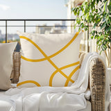 Roya Abstract Square Indoor/Outdoor Throw Pillow