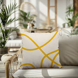 Roya Abstract Square Indoor/Outdoor Throw Pillow