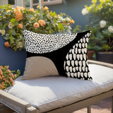 Roz Abstract Reversible Indoor/Outdoor Rectangular Pillow