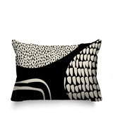 Roz Abstract Reversible Indoor/Outdoor Rectangular Pillow