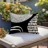 Roz Abstract Reversible Indoor/Outdoor Rectangular Pillow