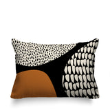Roz Abstract Reversible Indoor/Outdoor Rectangular Pillow