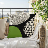 Roz Abstract Reversible Indoor/Outdoor Square Pillow