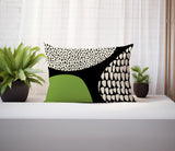 Roz Abstract Reversible Indoor/Outdoor Rectangular Pillow