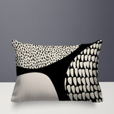 Roz Abstract Reversible Indoor/Outdoor Rectangular Pillow
