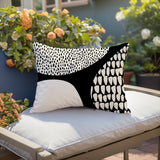 Roz Abstract Reversible Indoor/Outdoor Rectangular Pillow