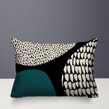 Roz Abstract Reversible Indoor/Outdoor Rectangular Pillow