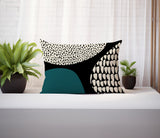 Roz Abstract Reversible Indoor/Outdoor Rectangular Pillow