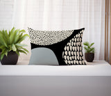 Roz Abstract Reversible Indoor/Outdoor Rectangular Pillow