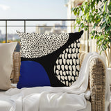 Roz Abstract Reversible Indoor/Outdoor Square Pillow