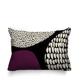 Roz Abstract Reversible Indoor/Outdoor Rectangular Pillow