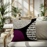 Roz Abstract Reversible Indoor/Outdoor Square Pillow