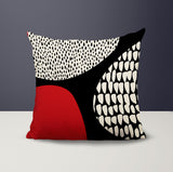 Roz Abstract Reversible Indoor/Outdoor Square Pillow