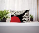 Roz Abstract Reversible Indoor/Outdoor Rectangular Pillow