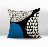 Roz Abstract Reversible Indoor/Outdoor Square Pillow