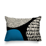 Roz Abstract Reversible Indoor/Outdoor Rectangular Pillow